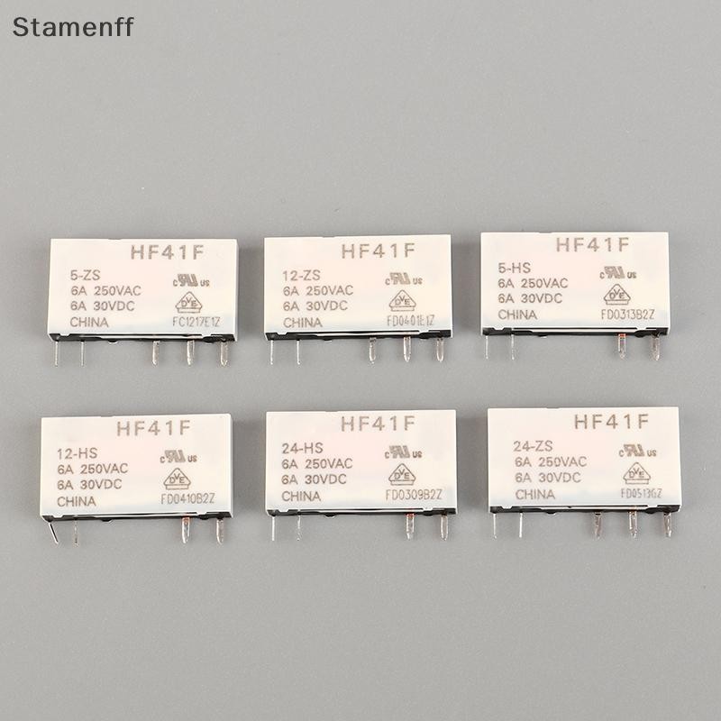 Null HF41F-24-ZS HF41F-12-ZS HF41F-5-ZS HF41F-5-HS HF41F-12-HS HF41F-24-HS รีเลย์อุตสาหกรรม Subminia