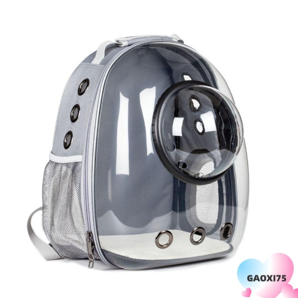 GOXI75 Pet Cat Carrier, Dome Breathable Pet Carrying Bag, Comfort Space Capsule Transparent Cat Bag 
