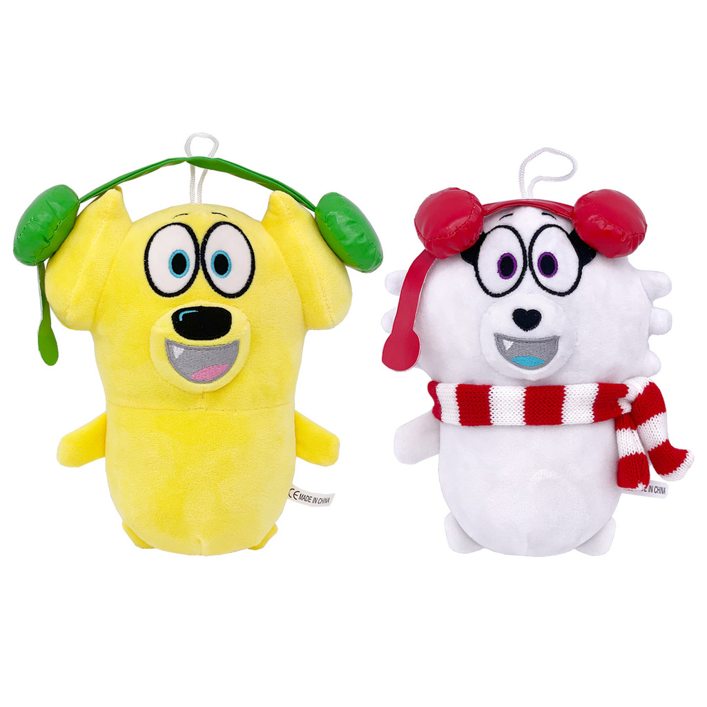 PLUS 23 ซม.Tyler และ Snowi Snuggle Bundle ของเล่นตุ๊กตา Kawaii การ์ตูน SuperDog Tyler ตุ๊กตานุ่ม Plushies - รูปที่ 5