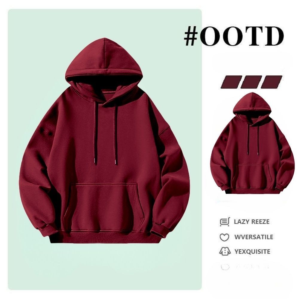 Y-T🧸เสื้อแขนยาว เสื้อฮู้ด สตรีทแฟชั่น ผ้าสำลีอย่างดี นิ่มสบายผิว ใส่ได้ทั้งผู้ชายและผู้หญิง📦พร้อมส่ง