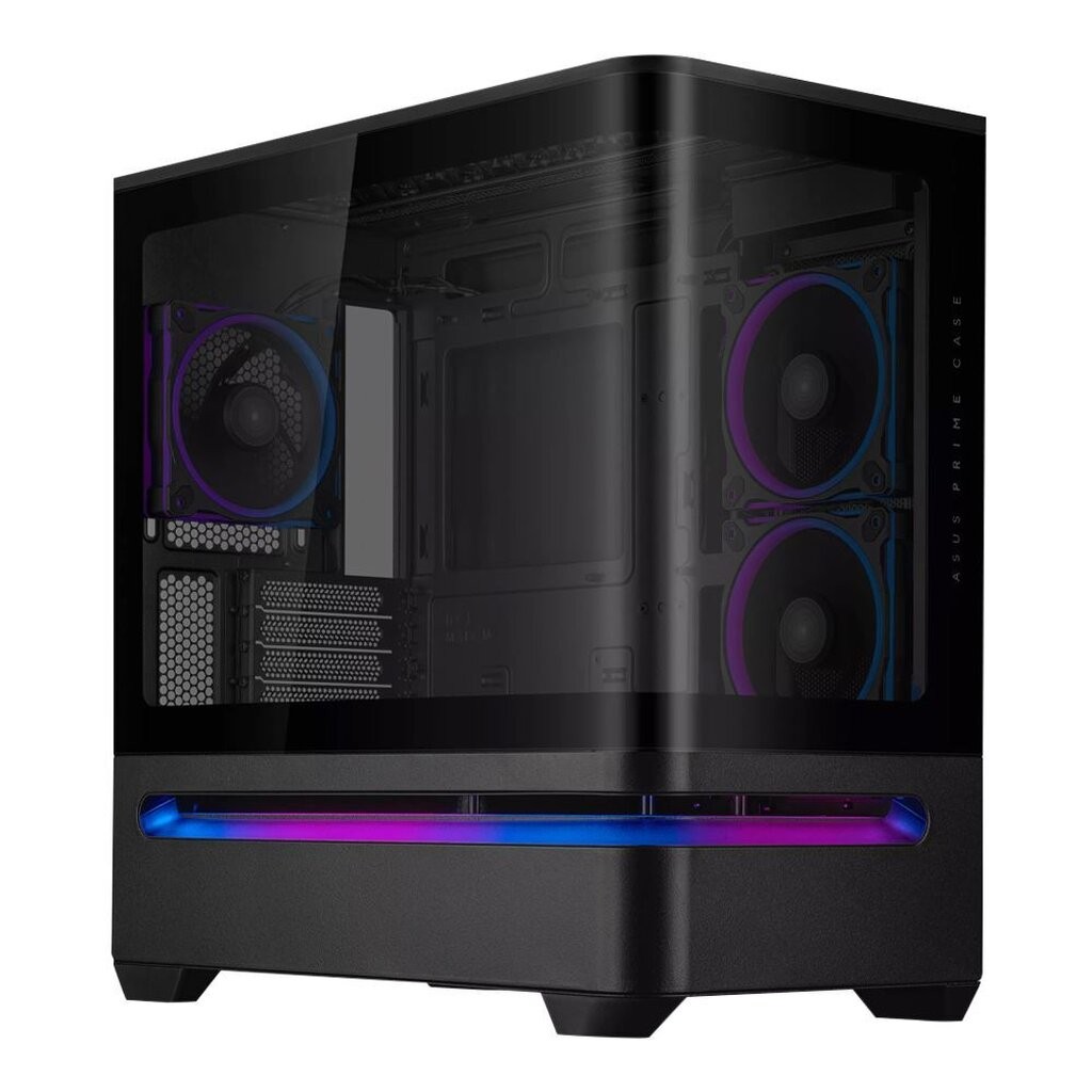 Case ASUS Prime AP202 ARGB Black m-ATX/iTX Curved Tempered Glass Mini-Tower