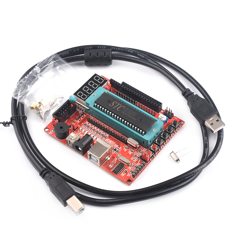 51 Microcontroller Development Board STC89C52 ระบบขั้นต่ํา Core Board การเรียนรู้บอร์ดรองรับ XP/WIN8