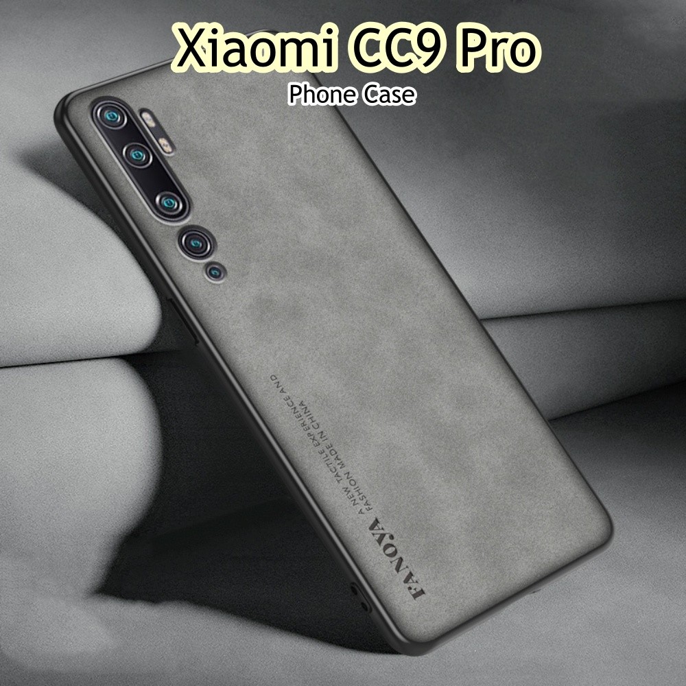 Case HomeFor Xiaomi CC9 Pro Case Sense of Premium Silicone Full Case Classic Solid Color Phone Case 