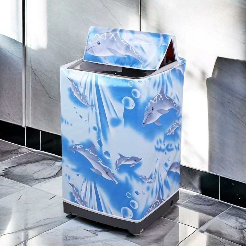 ฝาครอบเครื่องซักผ้ากันฝุ่นพร้อมผ้าร่มสำหรับเครื่องซักผ้าHaier