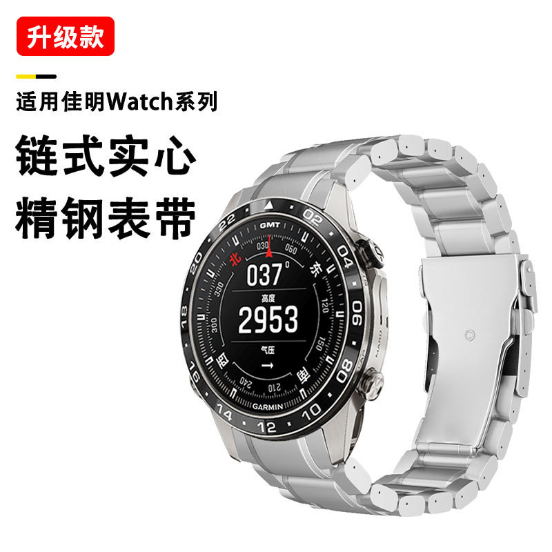 เหมาะสําหรับ Garmin MARQ Aviator Titanium Strap quatix 8/fenix7 Wing Type Titanium Strap