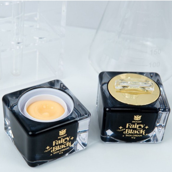 FAIRY BLACK SKIN CREAM ครีมทาหน้าสูตรเข้มข้น 10g บำรุงผิว ลดสิว ผิวใสเด้ง ฟื้นฟูผิวโทรม - รูปที่ 6