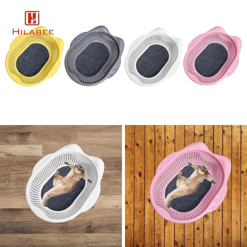 [hilabee] ที่นอนแมวพร้อมเบาะ Modern Rustic Pet Sleeping Bed Indoor Cats ลูกแมวลูกสุนัข