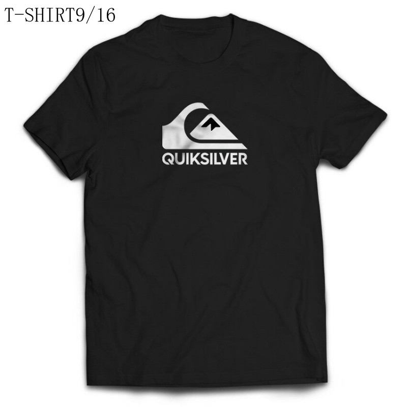 ((จัดส่งตลอด 24 ชั่วโมง) Quiksilver เสื้อยืดแขนสั้น 180gsm สไตล์สตรีทระดับไฮเอนด์ ผู้ชายผู้หญิงเสื้อยืดแขนสั้นที่เหมาะสม ไซส์ S-4XL