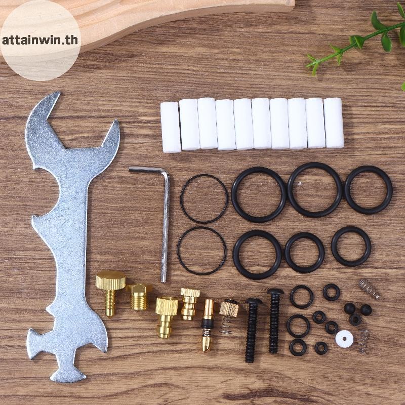 Attainwin 1 ชุดคู่มือ Air ปั๊ม O-แหวนแรงดันสูงปิดผนึกอุปกรณ์เสริม Inflator ชุดซ่อม PCP ปั๊มอะไหล่ th