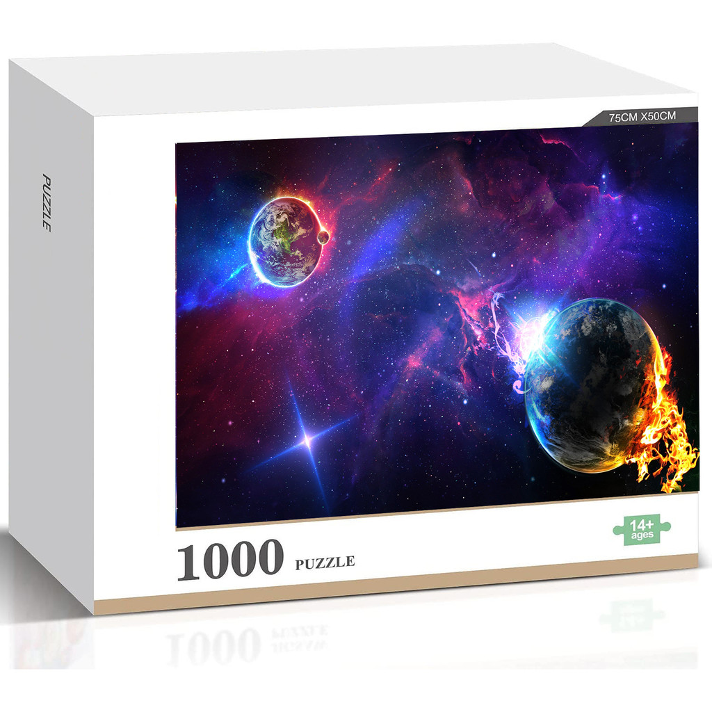 Cosmic Space Planet จิ๊กซอว์ไม้ Home Leisure Fun เกมตกแต่ง