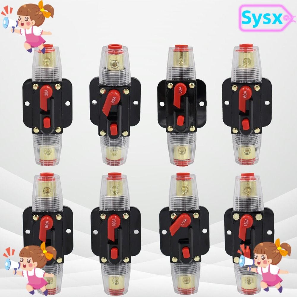 SYSX DC Resettable Circuit Breaker ประกันรีเซ็ตได้สําหรับขั้วต่อโซลาร์เซลล์ Self Recovery Circuit Br