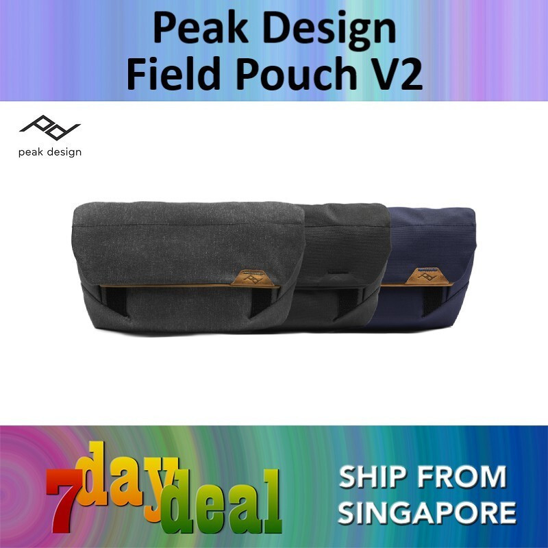 Peak Design Field Pouch V2 Black / Charcoal / dnightHT99 3A7W