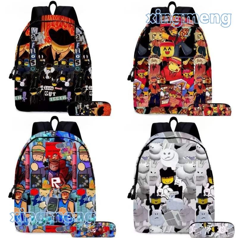 Roblox Forsaken Gubby school bag for kids Roblox backpack pencil case set