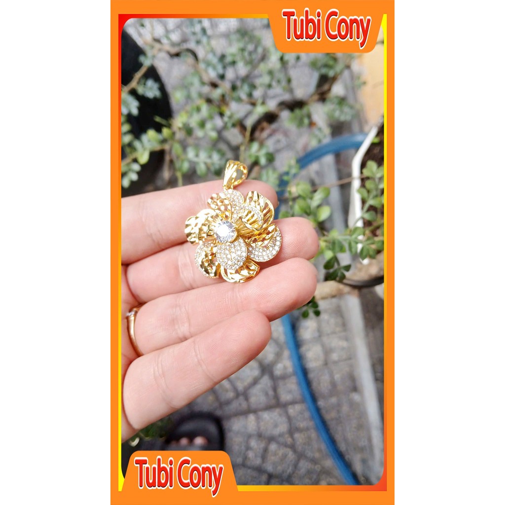 จี้ดอกไม้ Swirl M1446 - 100 Tubi Cony