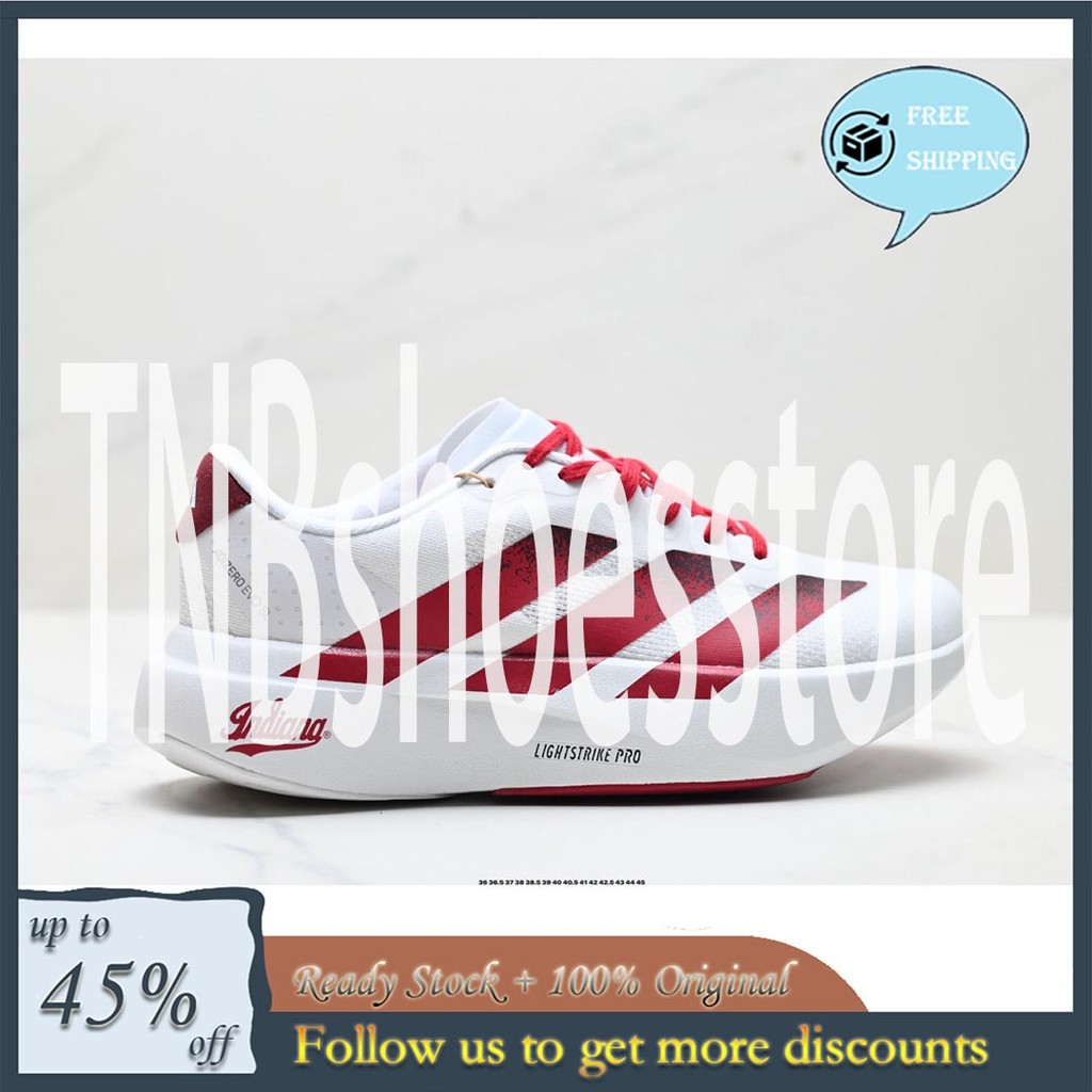 Adizero Evo SL JQ4576 รองเท้าวิ่งสำหรับผู้ชายและผู้หญิง สบายเมื่อใส่วิ่ง ในฤดูใบไม้ผลิ