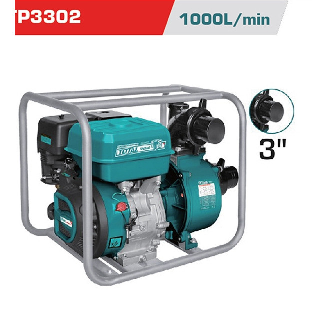( ออกใบกำกับภาษีได้ ) MT ปั๊มน้ำเครื่องยนต์เบนซิน ขนาด 3" x 7 HP. TOTAL #TP3302 TOOLS