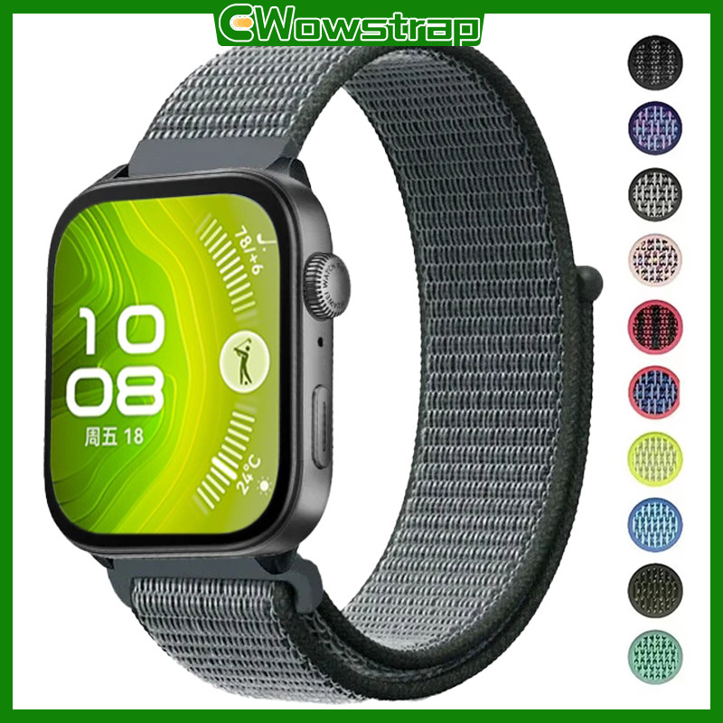 สายไนล่อนอ่อน for นาฬิกาอัจฉริยะ for Huawei Watch Fit 5 4 3 / 5 Pro กีฬาเปลี่ยนเข็มขัดปรับวงอุปกรณ์เสริม