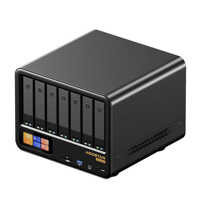 Aoostar WTR MAX 8845HS NAS Dual Mega Network Storage Server 11 ดิสก์