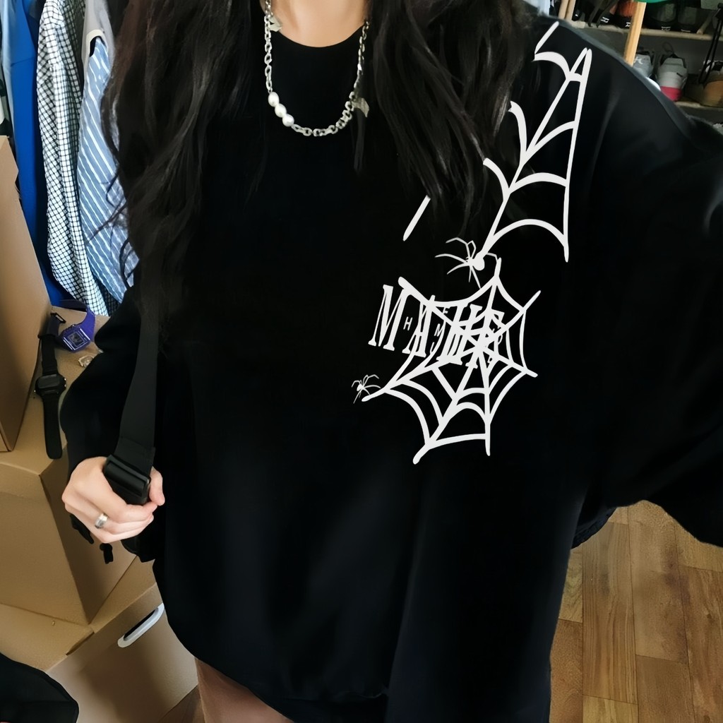 COD 2025 Trendy New Salona 210g Cuffed Long Sleeve Japanese Fashion Elegant Ins Simple Versatile Art