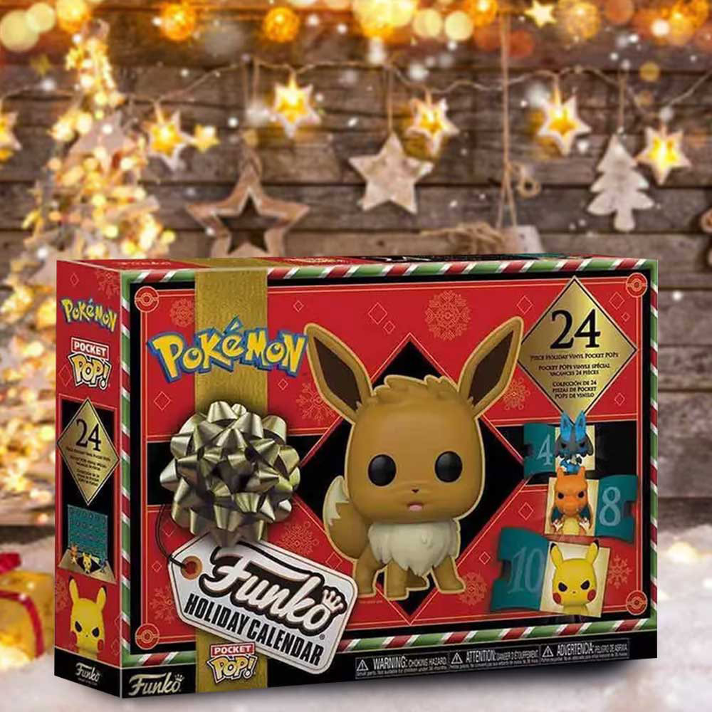 24pcs Pokemon surprise gift box Calendar Blind Box Christmas Gift Surprise Present kids toy
