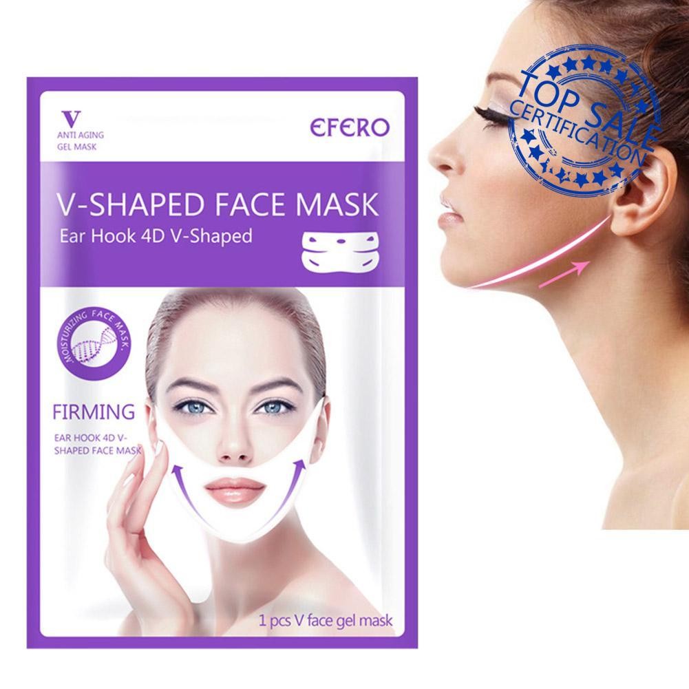 Double Ear Hanging V Shaped Face Facial Mask Face Lift Up Care Mask Sleeping Skin เครื่องมือหน้ากาก 