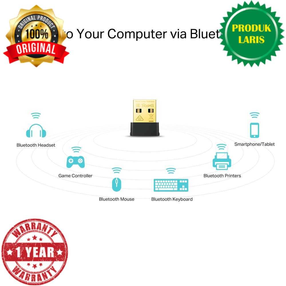 TP-LINK Nano Wi-Fi Bluetooth 4.2 Dual Band USB Adapter AC600 - Archer T2UB Nano