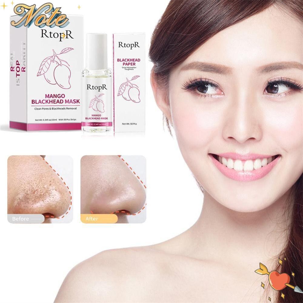 NOTEE จมูก Blackhead Remover , Face Deep Cleansing Peeling MANGO BLACKHEAD ,ทําความสะอาดง่าย Skin Care หดรูขุมขนจมูก