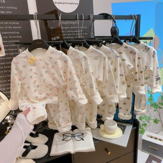 ชุดเสื้อกันหนาวและกางเกงขายาวสำหรับทารก ขนาด 90-160ซม., ทำจา…