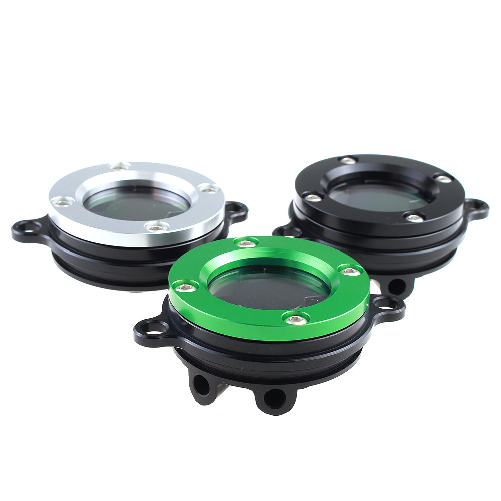 ฝาครอบกรองน้ํามันเครื่องสําหรับ Kawasaki KLX230 KLX230R 230RS 2021-2025 ฝาปิดกรองน้ํามันเครื่องโปร่ง