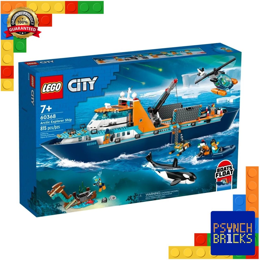 (ของแท้-พร้อมส่ง) LEGO City 60368 Arctic Explorer Ship