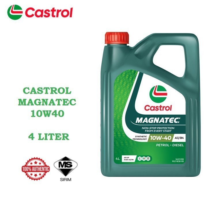 Castrol MAGNATEC 10W-40 SN สําหรับรถน้ํามัน (4L)