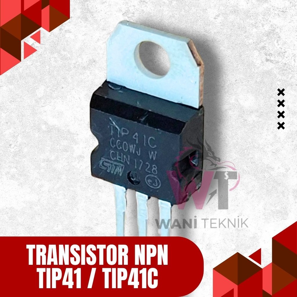 ทรานซิสเตอร์ NPN TIP41 / TIP41C – พาวเวอร์ซัพพลายและเสียง