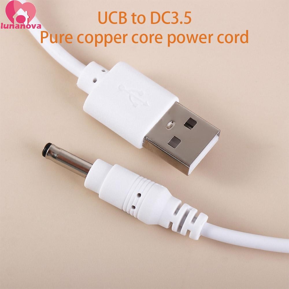 LUNANOVA Usb To Dc 3.5 มม.สายUsb DCสายUsb To Dc 3.5 มม.3.5*1.35 มม.5V USB Barrel Power Cable Charger