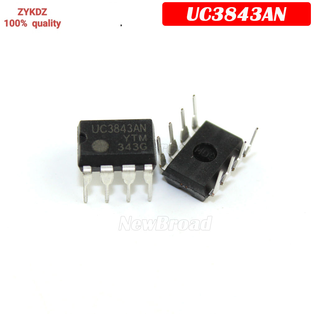 10PCS UC3843AN DIP8 UC3843A DIP UC3843 3843AN DIP-8 UC3843B UC3843 ใหม่และต้นฉบับ IC