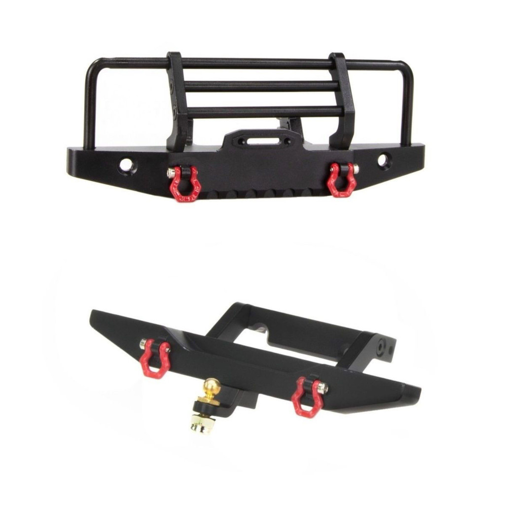 Traxxas 1/18 TRX4M Land Rover Defender trx4m Wilderness กันชนหน้ากันชนด้านหลังอัพเกรดอุปกรณ์เสริม Gu