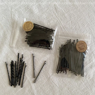กิ๊บดำ 50 ชิ้น กิ๊บดำติดผม ทรงผมเรียบง่ายคลิปเล็ก วัสดุดีเยี่ยม hair clip