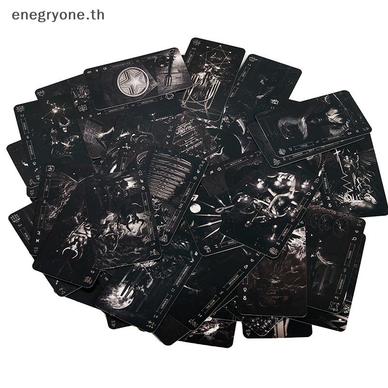 EOTH GOETIA TAROT IN DARKNESS DECK CARDS LO SCARABEO ESOTRIC FORTUNE TELLING ใหม่ .