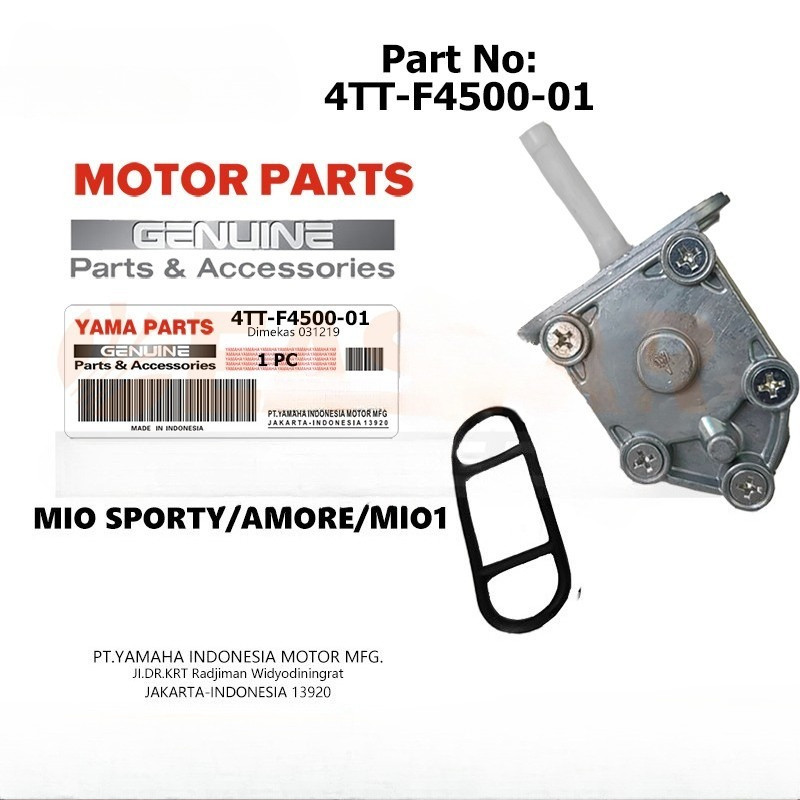 น้ํามันเชื้อเพลิง Cock & การใช้ปั๊ม R10 B4 4TT-F4500-01 - 100% Yamaha Fit สําหรับ MIO SPORTY/AMORE/M