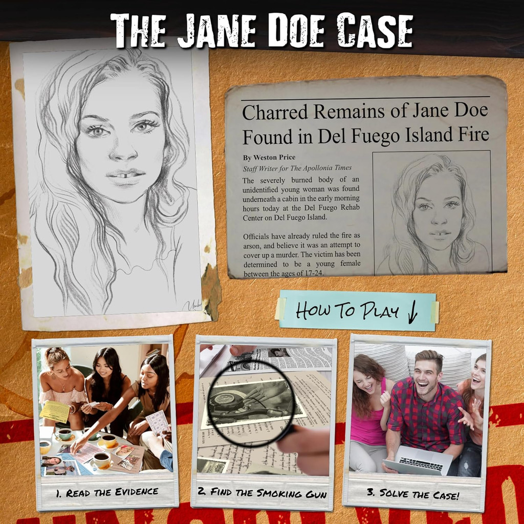 Unsolved Case Files | Doe, Jane - Cold Case Murder Mystery Game - Can You Solve The Crime? Who Kille
