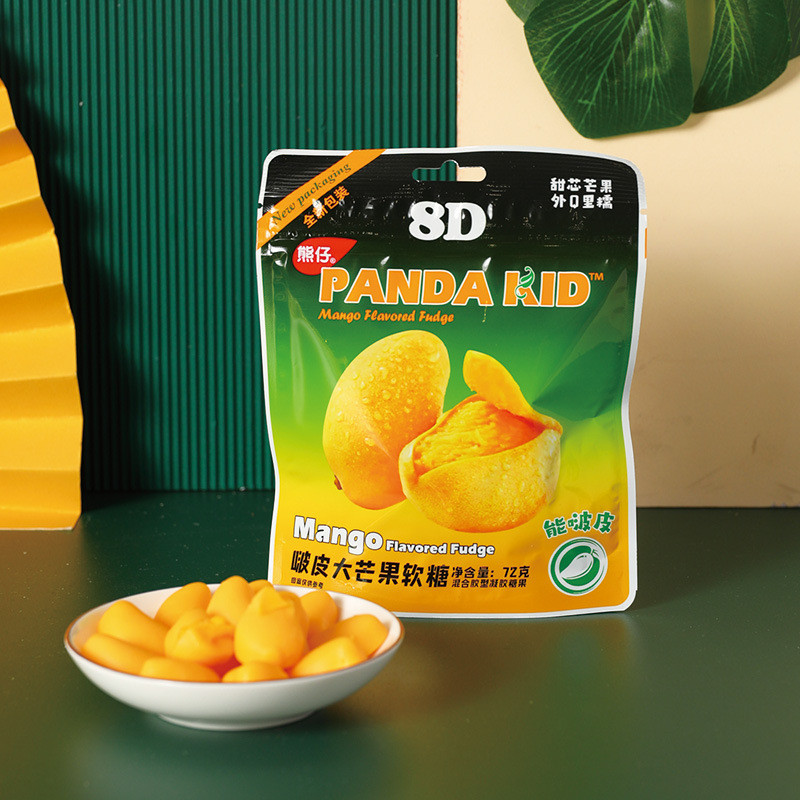 Bear Influencer ปอกเปลือก Pop Gummy Candy รสองุ่นผลไม้ QQ Gummy Candy ฝอย Gummy Candy ผลไม้ Gummy Ca