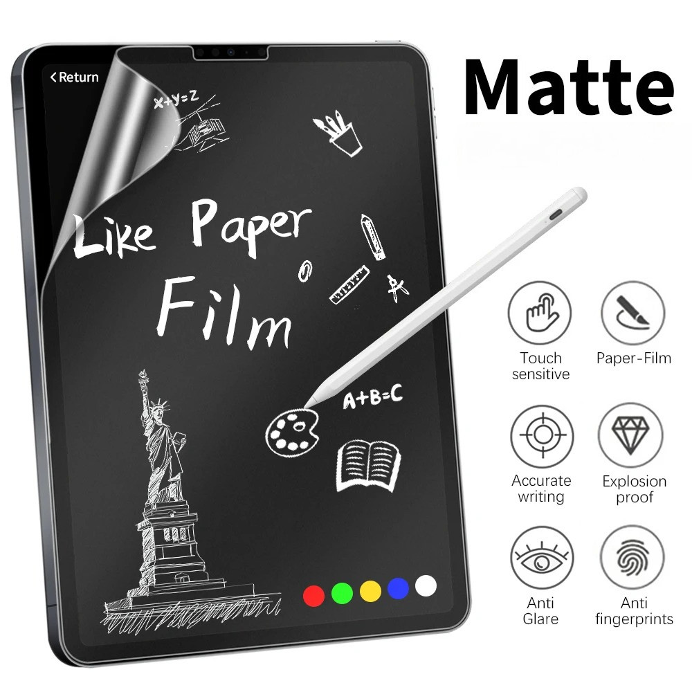 สําหรับ Redmi Pad 2 Pro 12.1 Kpad 8.8 2025 Matte กระดาษฟิล์มเช่นป้องกันหน้าจอสําหรับ Xiaomi Pad Mini 8.7 8 7 6 5 Pro Poco Pad 5G