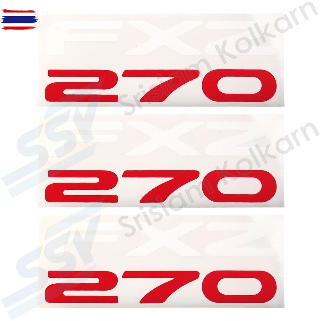 OEM สติกเกอร์แผงหน้า DECA2706SDTB รง.  FXZ 270