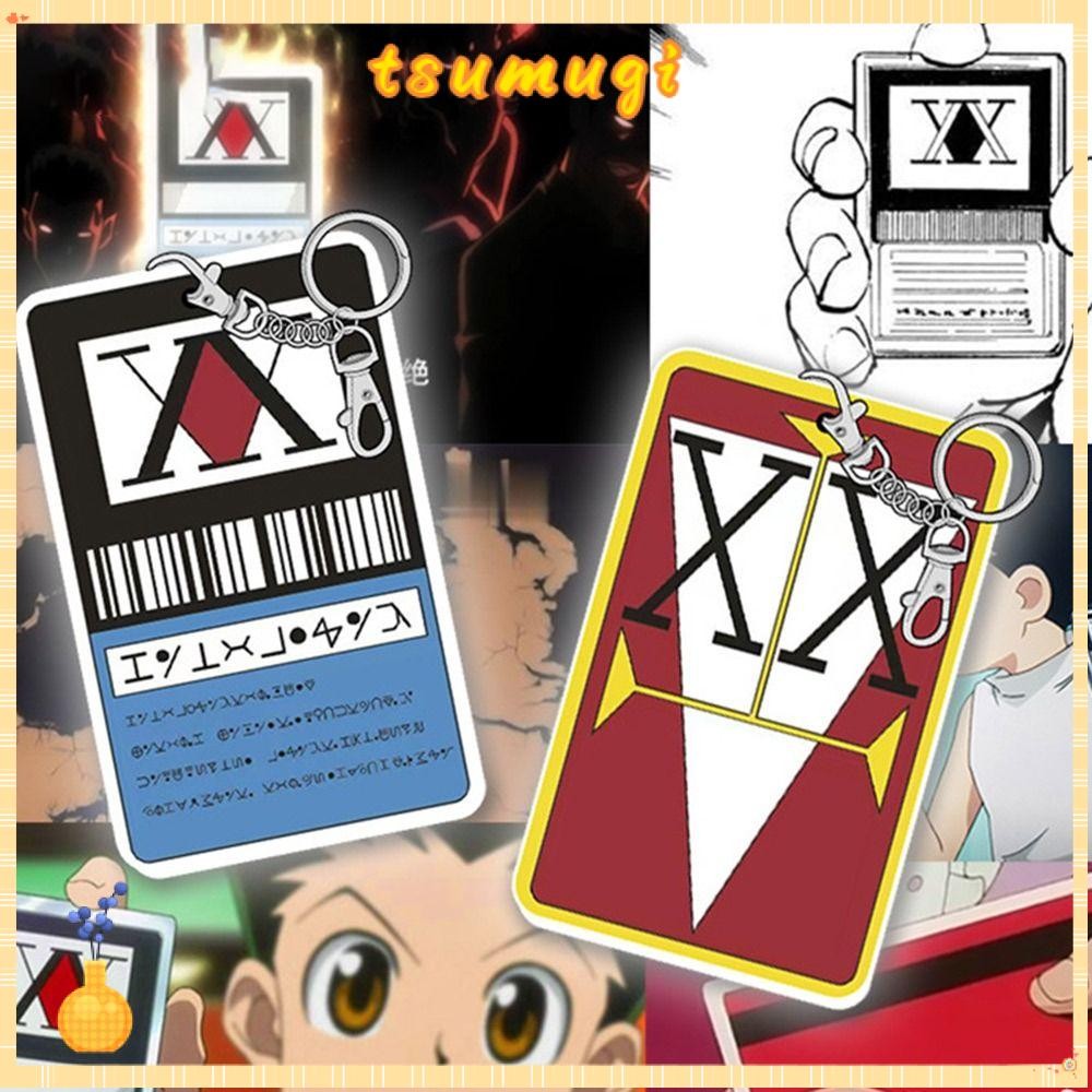 TSUMUGI Key Chain จี้, Hisoka Kurapika วัสดุ PVC อะนิเมะคอสเพลย์ผู้ถือบัตร,ของขวัญวันเกิด Killua Zol
