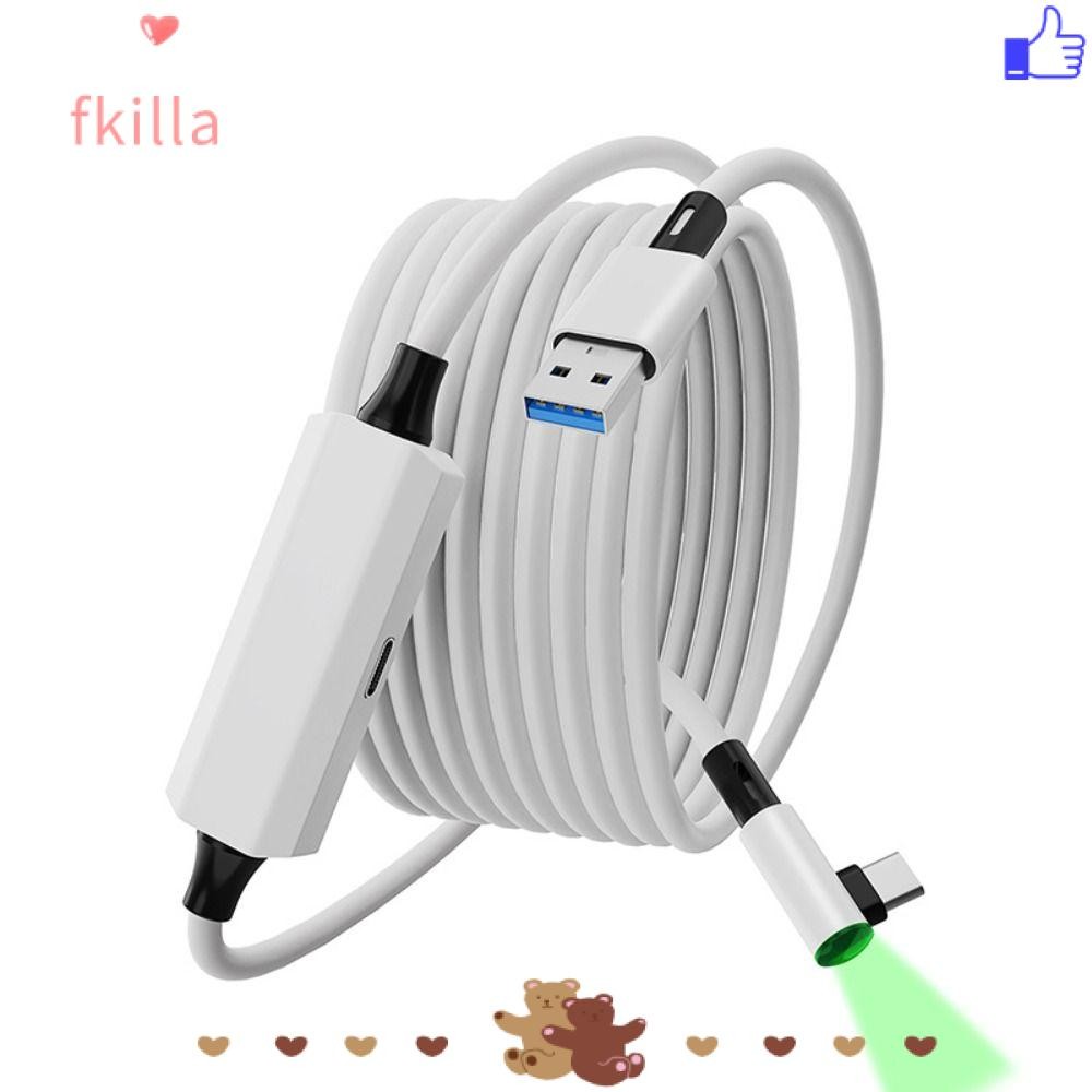 FILLA 5M VR Link Cable, USB3.2 Gen1 Type a to C Data Transfer Cable, Stable CHARGING เมื่อเล่นสายชาร