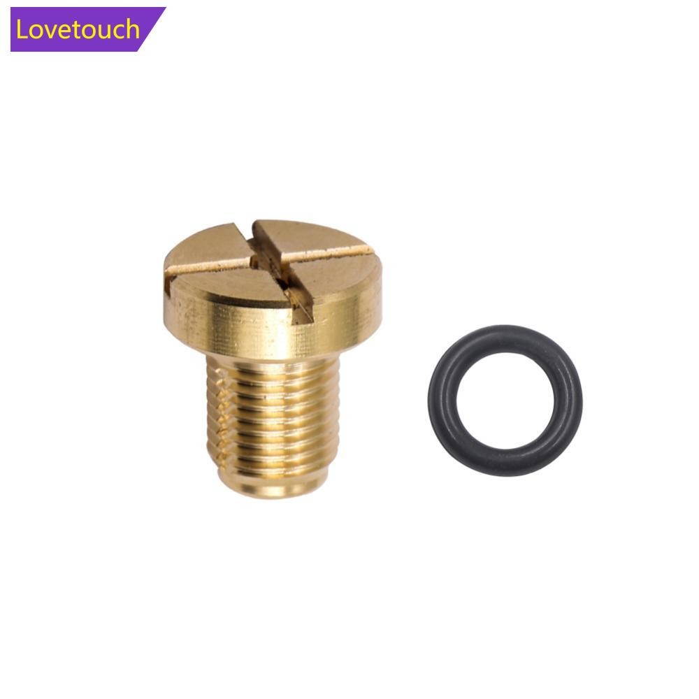 LOVETOUCH หม้อน้ํารถยนต์ Overflow Coolant ขยายถัง Bleed สกรูทองเหลืองทองแดง Bleeder สกรูทองสําหรับ B