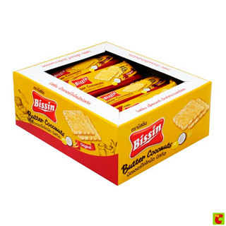 บิสชิน บัตเตอร์ โคโคนัท บิสกิต 36 ก. แพ็ค 12