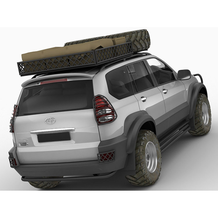 Toyota Prado รถออฟโรด/Toyota Land Cruiser Prado Domineering Car 3d Model