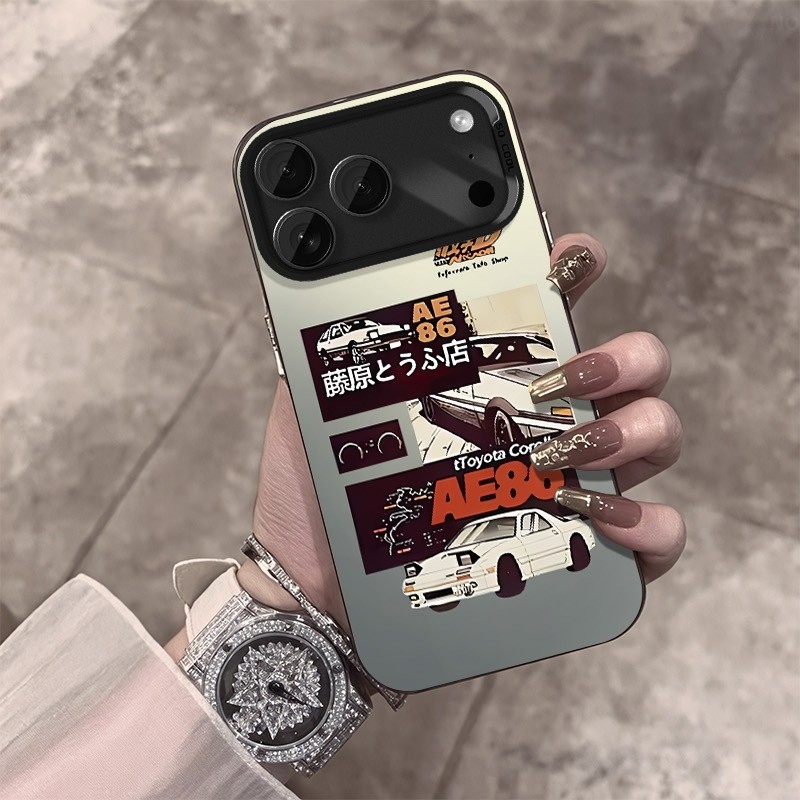 การ์ตูนเริ่มต้น D 02 เคสโทรศัพท์ IMD เคสโทรศัพท์สําหรับ IPhone 17 16 15 14 13 12 11 Pro Max Plus สีฝ