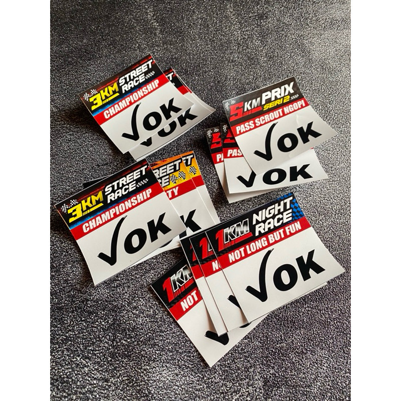 สติ๊กเกอร์ Fizr Laga / 2 จังหวะ / Laga Drag Race วัสดุกันน้ํา Anti-Tear ไม่ซีดจางได้อย่างง่ายดาย