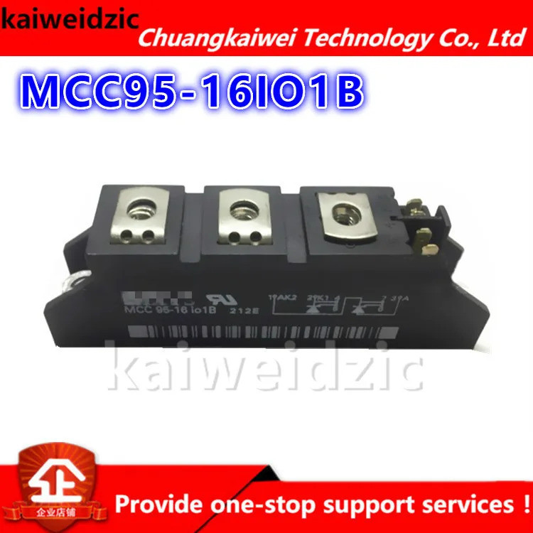 MCC95-16IO1B โมดูลพลังงาน 95A1600V Power thyrtor โมดูลวงจรรวมส่วนประกอบอิเล็กทรอนิกส์ kaiweidzic